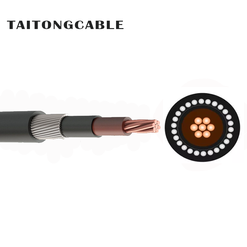 Seoltóir Copair Armúrtha AWA Ísealvoltais Aon-Chroílárnach Cáblaí Cumhachta Sheath Corpoideachais Inslithe PVC